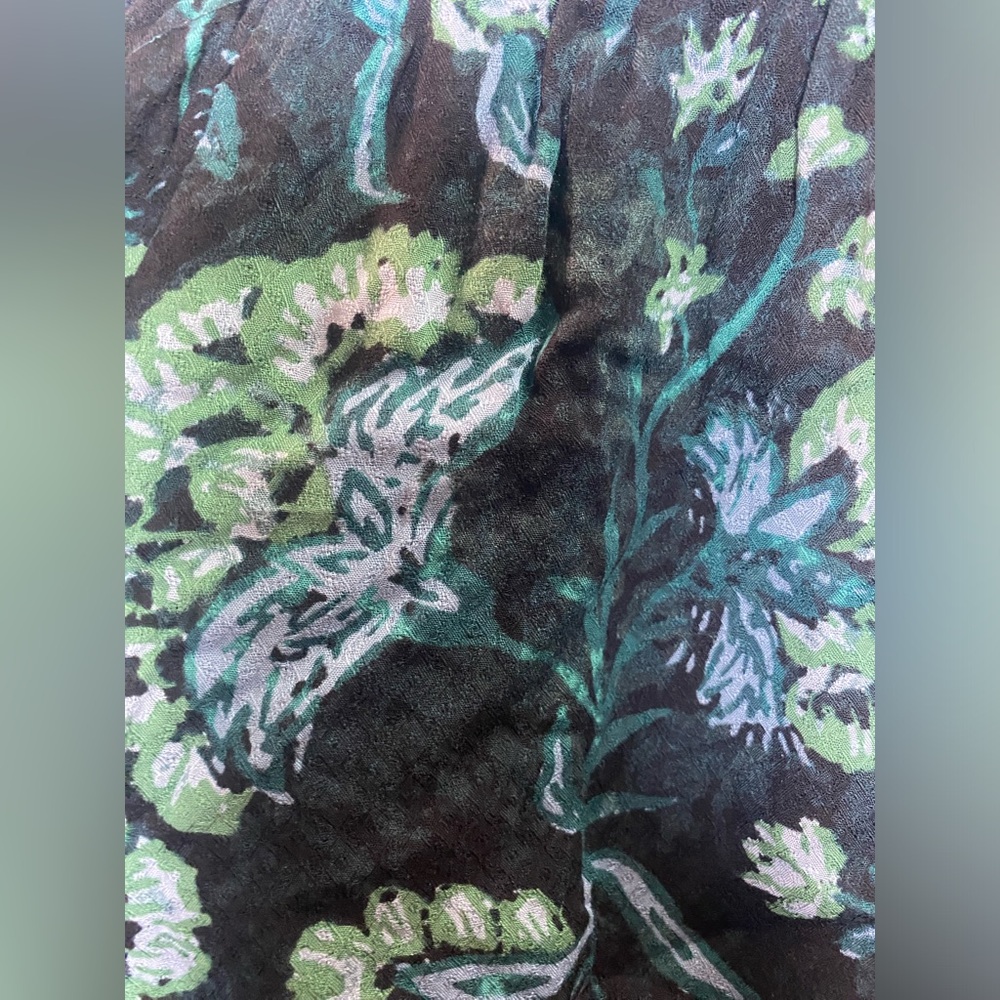 FREE PEOPLE Dance ‘Til Dawn Green Black Floral Romper NWOT Size S SKU0643 - Picture 7 of 10